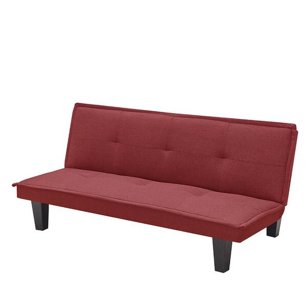 single red futon