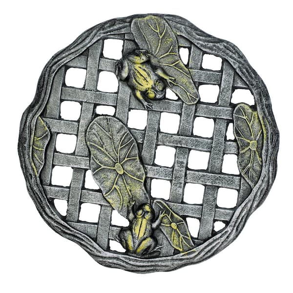 Unbranded Cast Aluminum Stepping Stone Frog (6-Pack)