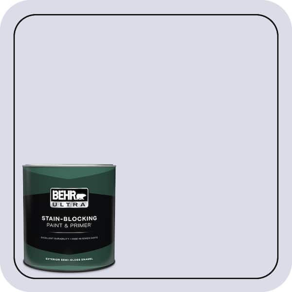 BEHR ULTRA 1 qt. #610A-2 Crocus Petal Semi-Gloss Enamel Exterior Paint & Primer