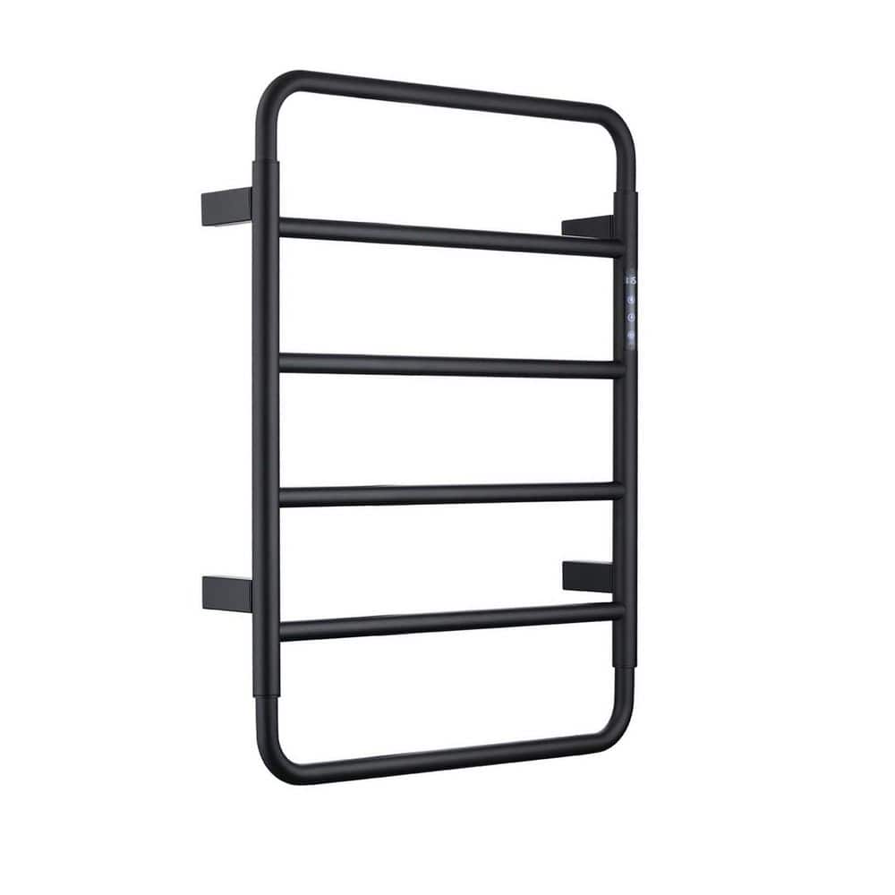 3-Bar Stainless Steel Electric Towel Warmer with Adjustable Heat, LED Display & Timer in Black price history on PriceWatchPro