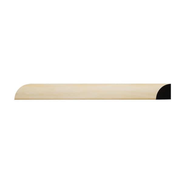WM108 0.5 in. D x 0.5 in. W x 6 in. L Wood (Pine) Quarter Round Sample