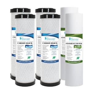 1-Year Replacement Water Filter Cartridge Set for 3-Stage Under Counter System