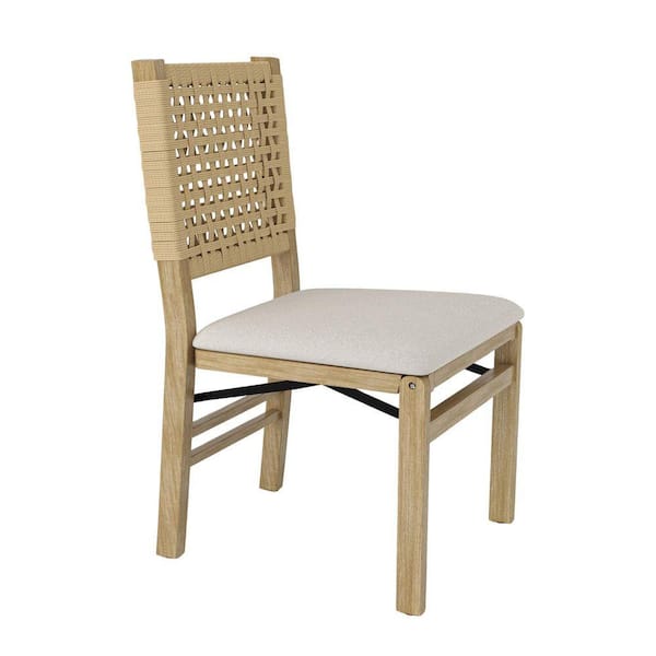 HOMEFUN Folding Chairs with Cushion, Wooden Padded UK HOMEFUN Folding Chairs with Cushion, Wooden Padded UK
