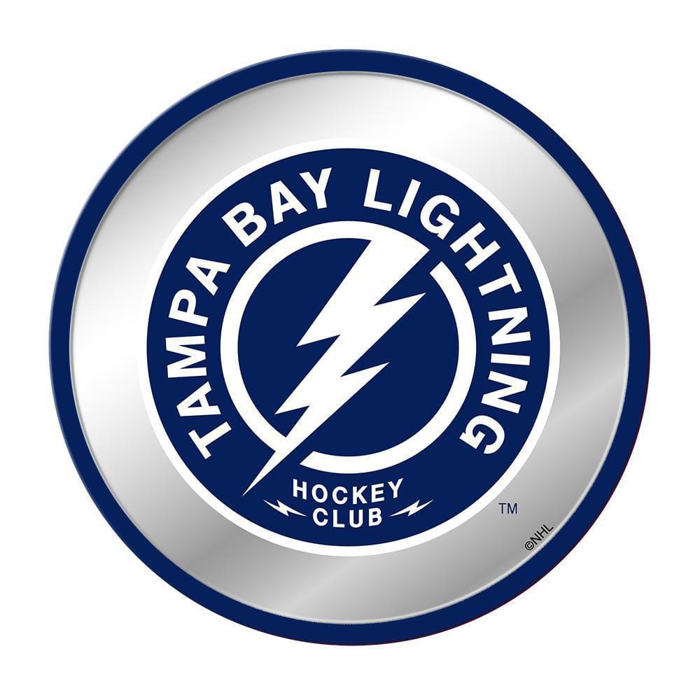 The Fan-Brand Tampa Bay Lightning: Round Slimline Lighted Wall Sign 18 in.  L x 18 in. W 2.5 in. D NHTBLG-130-01 - The Home Depot