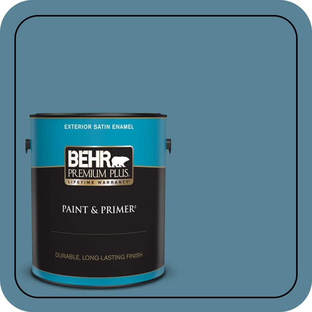 1 gal. #S480-5 Blue Moon Bay Satin Enamel Exterior Paint & Primer price history on PriceWatchPro