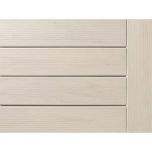Timber Tech 1 in. x 5.36 in. x 1 ft. PRO Legacy Whitewash Cedar Composite Deck Board Sample