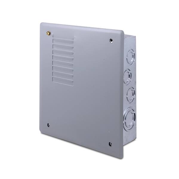 GE 125 Amp 4-Space 8-Circuit Outdoor Single-Phase Main Lug Circuit Breaker Panel 
