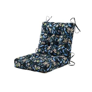 Outdoor Cushions Dinning Chair Cushions with back Wicker Tufted Pillow for Patio Furniture in 20"X 20"X 4", Floral