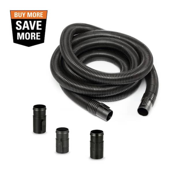 2-1/2 in. x 20 ft. DUAL-FLEX Locking Vacuum Hose Kit Accessory Shop Vacuum Attachment for RIDGID Wet Dry Vacs