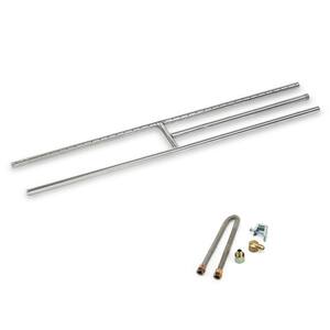 36 in. x 6 in. Stainless Steel H-Burner