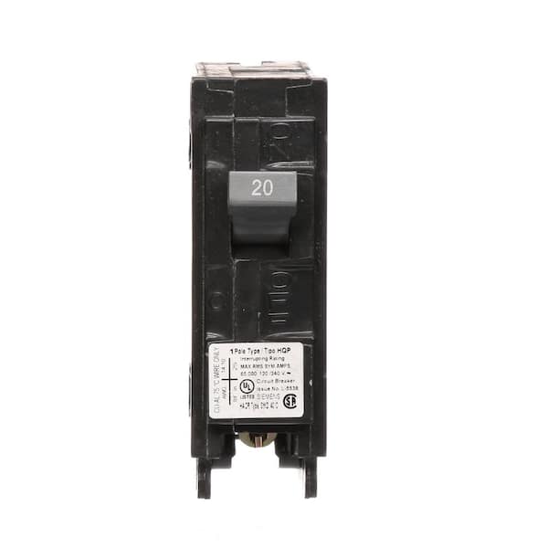 Siemens 20 Amp 1-Pole 65 kA Type HQP Circuit Breaker