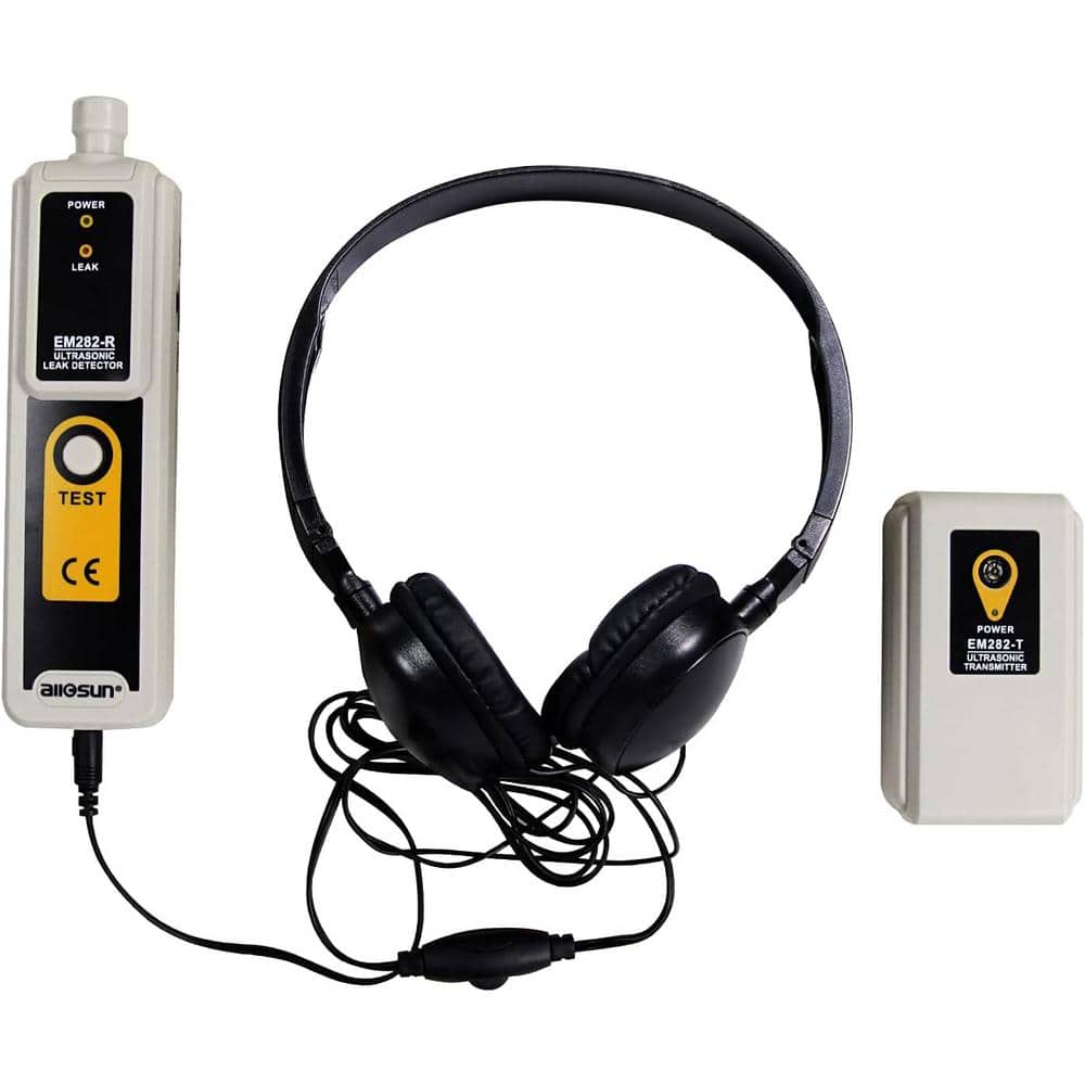 Ultrasonic Leak Detector and Transmitter Finder 40 KHz Water Dust Leak Pressure Headphone Liquid Leakage Monitor Kit price history on PriceWatchPro