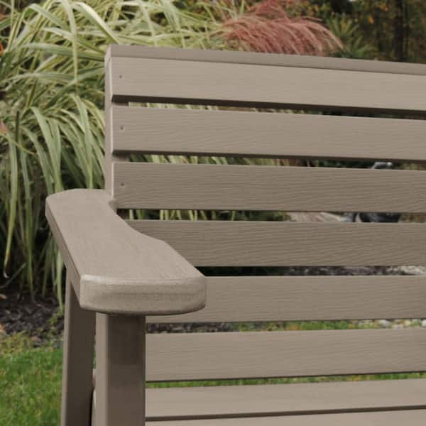 Highwood Weatherly Woodland Brown Recycled Plastic Outdoor Garden