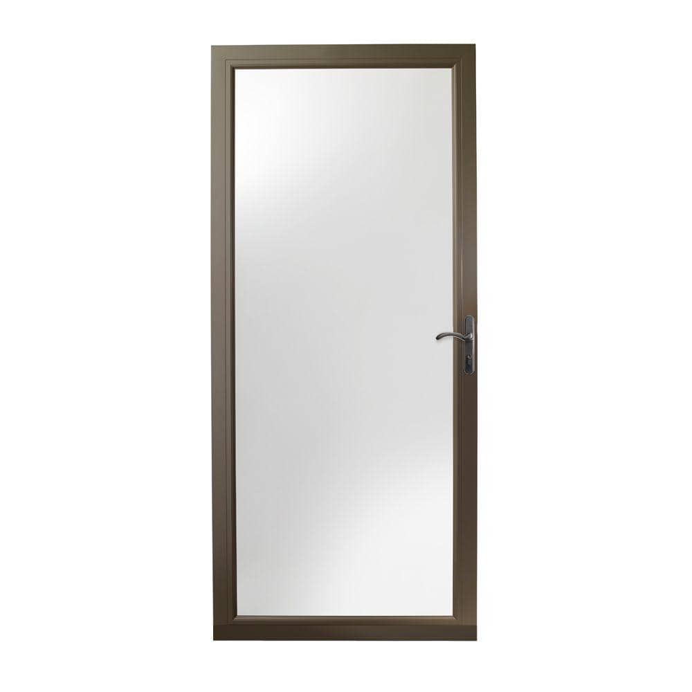 3000 Series 36 in. x 80 in. Terratone Right-Hand Full View Storm Door with 