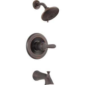 Lahara 1-Handle Tub and Shower Faucet Trim Kit Only in Venetian Bronze (Valve Not Included)