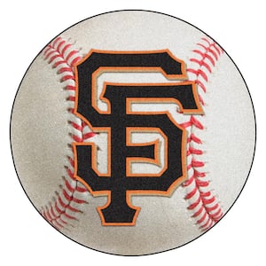 MLB San Francisco Giants Photorealistic 27 in. Round Baseball Mat