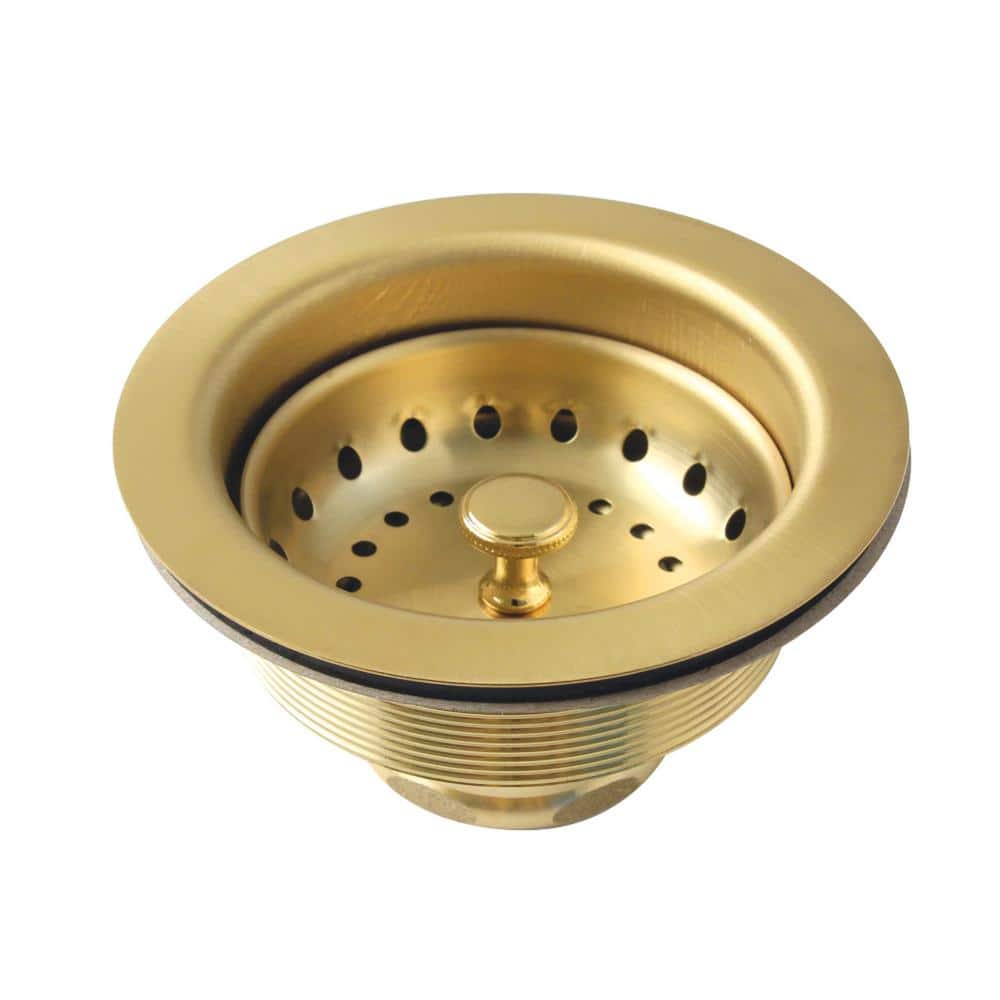 Fresno Kitchen Sink Basket Strainer in Brushed Brass price history on PriceWatchPro