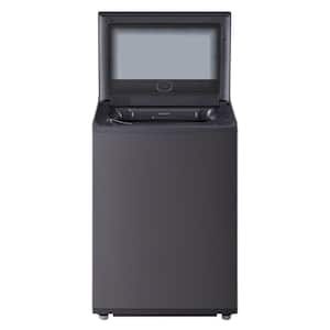 5.5 cu. ft. SMART Top Load Washer in Matte Black with Impeller, eZDispense and Faucet Water and LCD Digital Dial Control