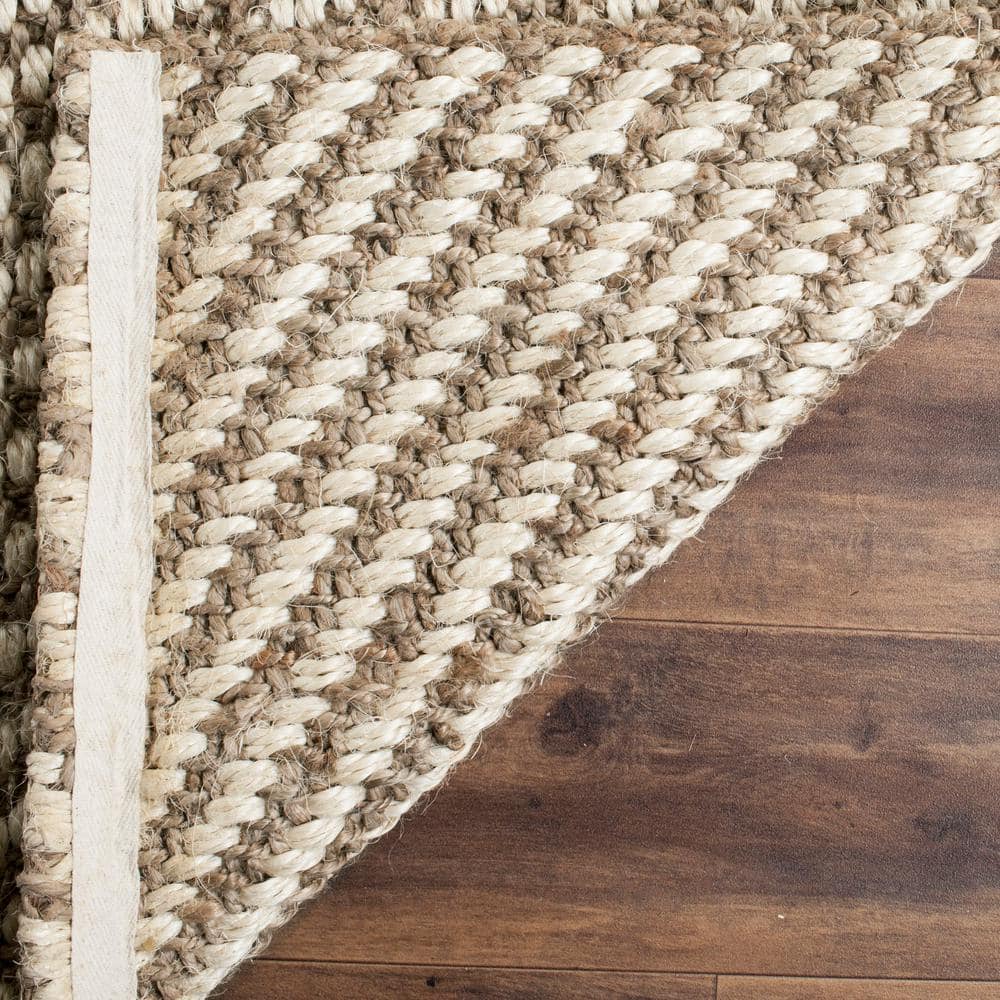 Natural Jute and Sisal Flat Woven 8' x 10' Rug