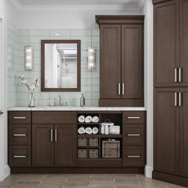 bathroom shaker cabinet