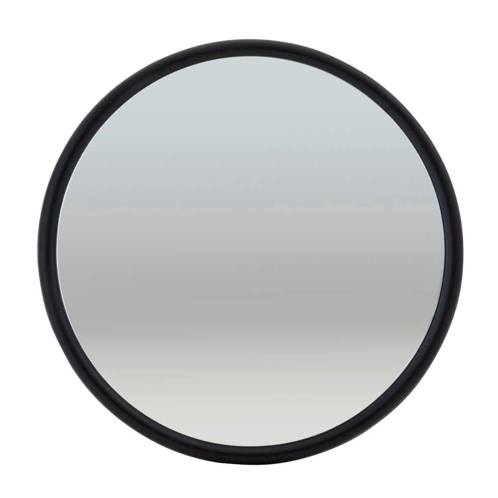 8 in. Round Convex Mirrors with Offset Ball-Stud - Stainless Steel (Bulk Pa
