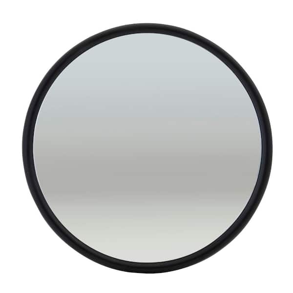 Unbranded 8 in. Round Convex Mirrors with Offset Ball-Stud - Stainless Steel (Bulk Packaging)