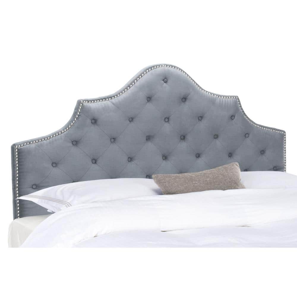 SAFAVIEH Arebelle Grey Full Headboard MCR4035D The Home Depot