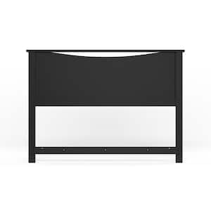 Step One Full/Queen-Size Headboard in Pure Black
