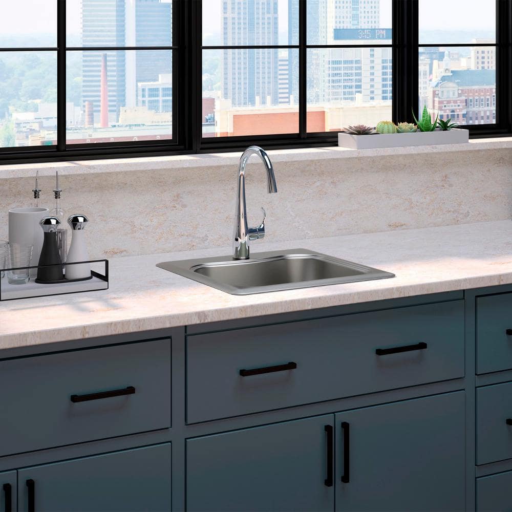 Stainless Steel Single Bowl Drop-In Bar Sink