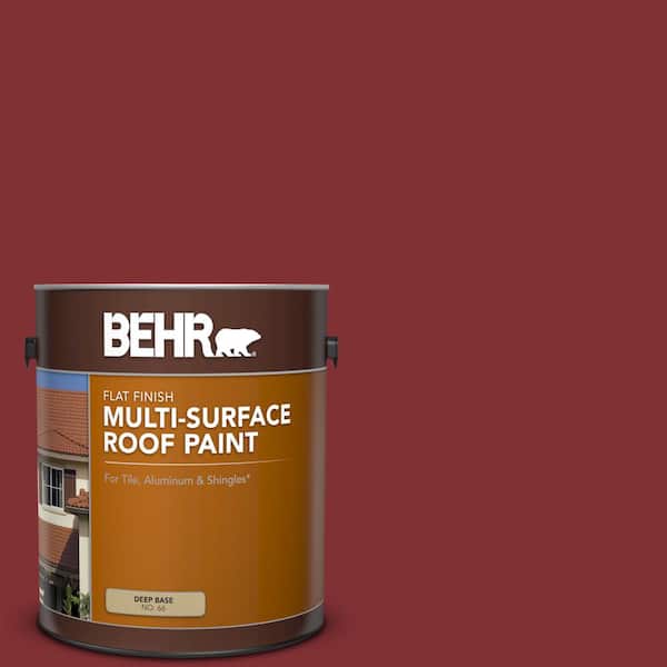 1 gal. #MS-06 Matador Flat Multi-Surface Exterior Roof Paint