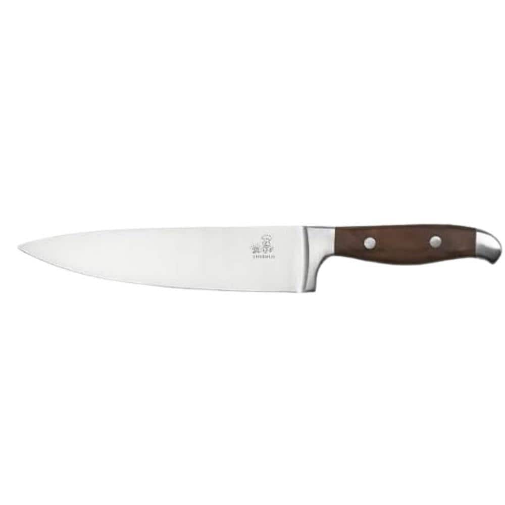 Anqtovp 8 in. Stainless Steel Japanese Chef Knife with Stainless Steel and Full-Tang Handle (Set of 1)