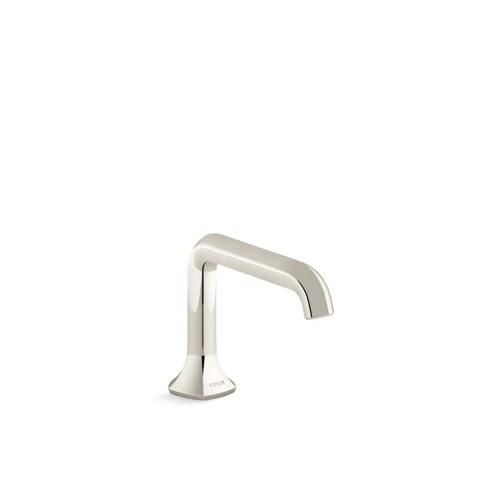 KOHLER Occasion Bathroom Sink Faucet Spout with Straight Design in Vibrant Polished Nickel