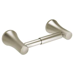 C Series Double Post Toilet Paper Holder in Brushed Nickel