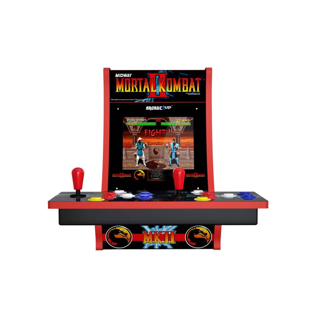 ARCADE1UP Mortal Kombat II 2-Player CC Lit MARQ/HP 195570001615 ...