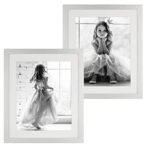 20 in. x 24 in. Silver Picture Frame (Set of 2)
