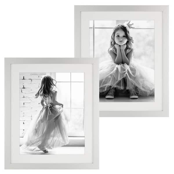 Cubilan 20 in. x 24 in. Silver Picture Frame (Set of 2)