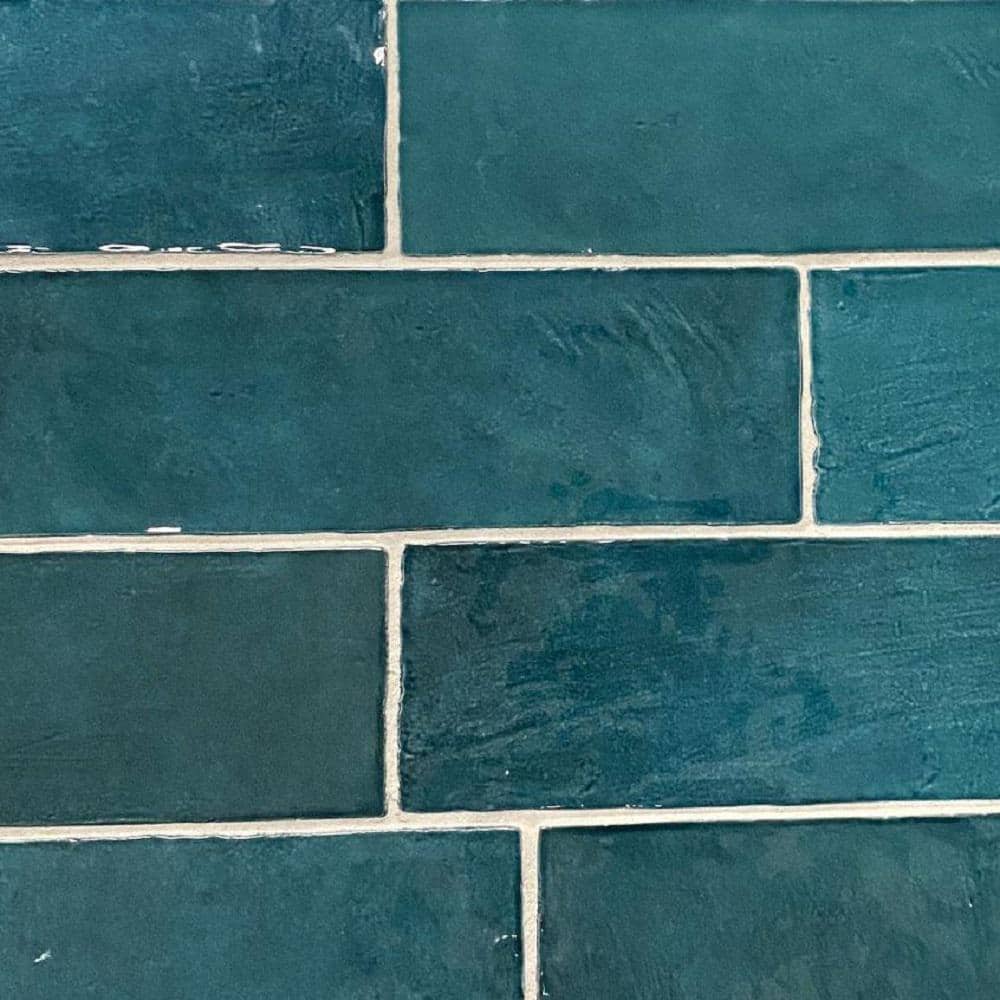 Apollo Green Polished Ceramic Subway Tile 2.58" x 8"
