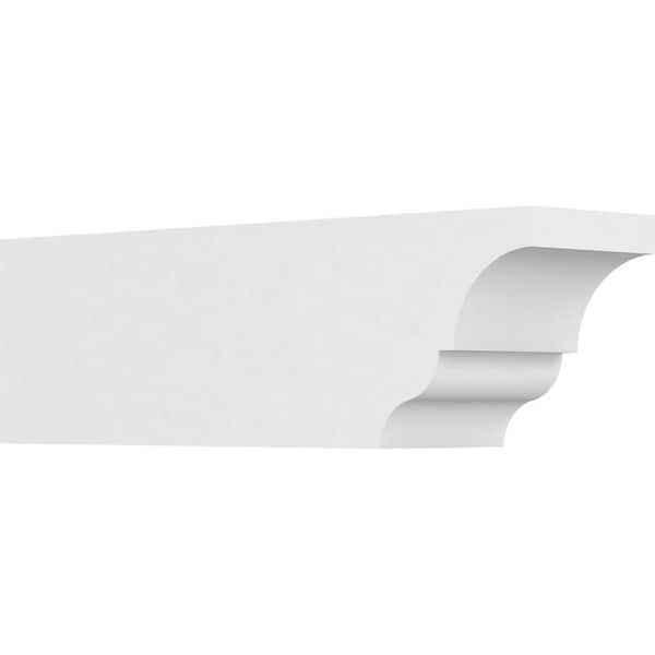 Ekena Millwork 5 in. x 6 in. x 20 in. Asheboro PVC Rafter Tail Brace