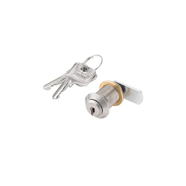 Richelieu Hardware 5/8 in. (16 mm) Nickel Cam Lock for Maximum 25/32 in. (20 mm) Panel Thickness