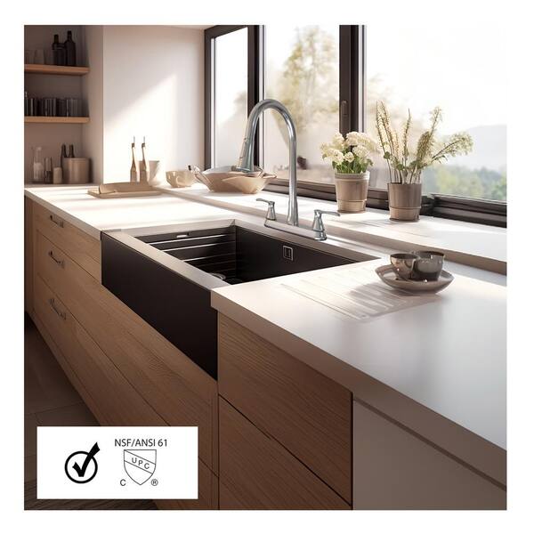 Wasserman 22167043 - Kitchen Sink Faucet Double Handle Pull Down Spray in Chrome Wasserman 22167043 - Kitchen Sink Faucet Double Handle Pull Down Spray in Chrome