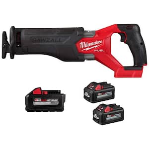M18 FUEL GEN-2 18V Lithium-Ion Brushless Cordless SAWZALL Reciprocating Saw w/(3) High Output Batteries