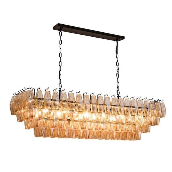 EDISLIVE Galea 8-Light Linear Candle Style Classic Gold