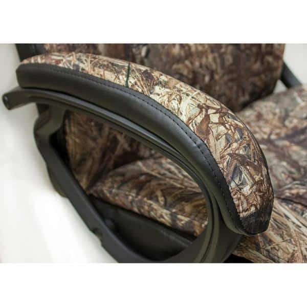 Mossy Oak Camouflage Executive Swivel Chair with Padded Armrests