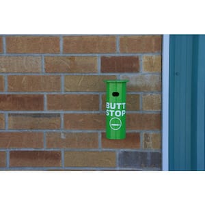 96 cu. in. Green Side Mounted Ash Receptacle