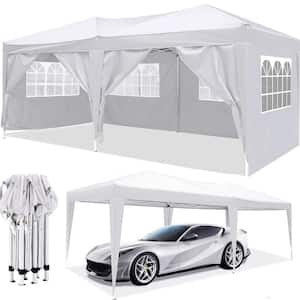 Pro Series 20 ft. x 10 ft. White Pop Up Canopy Outdoor Portable Party Folding Tent