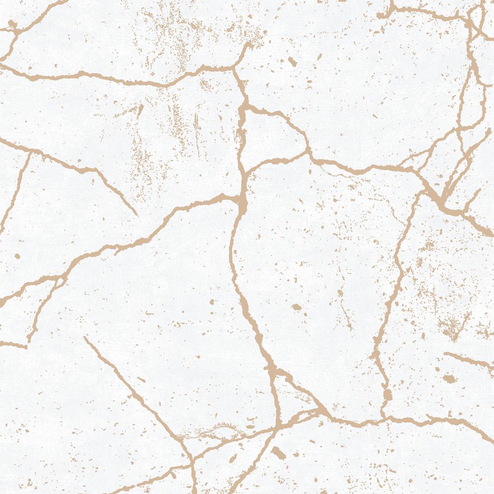 Graham & Brown Empress Kintsugi Gold Wallpaper 104869 - The Home Depot