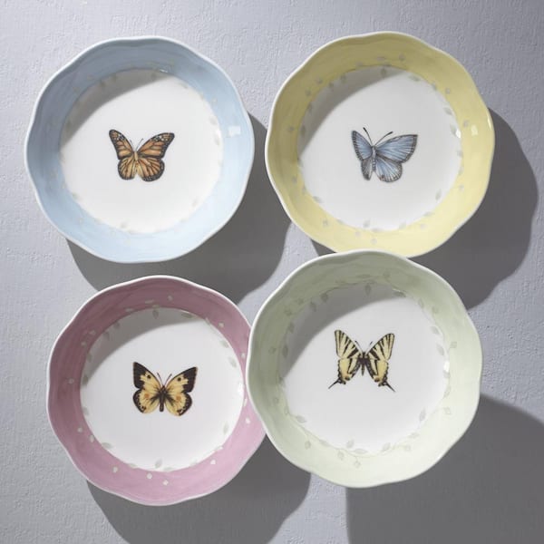 Lenox 806739 Butterfly Meadow 4-Piece Dessert Bowl Set