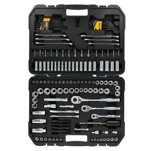 Toughseries 184-Pieces Mechanics Tool Set for 1/4 in. 3/8 in. and 1/2 in. Drive with Hard Shell Carrier