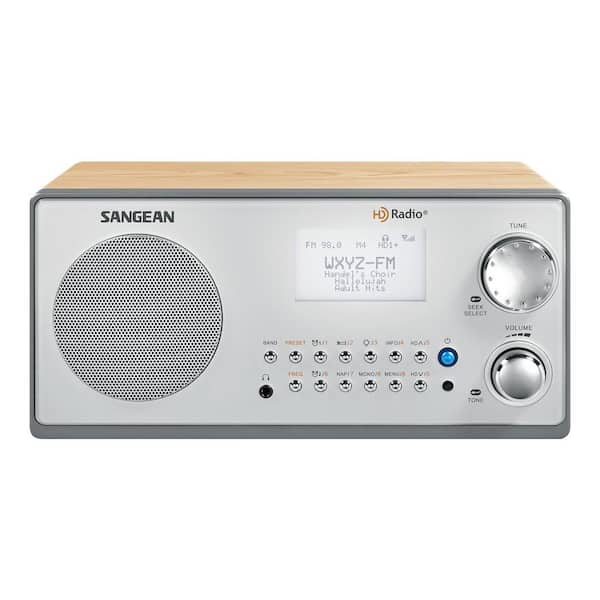 Sangean FM/AM HD Wooden Cabnet Stereo Radio