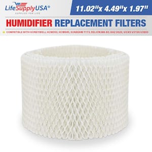 Humidifier Filter Replacement Wick Compatible with Honeywell HCM350, HCM645, Sunbeam 1173, Relion WA-8D, Kaz 3020, Vicks